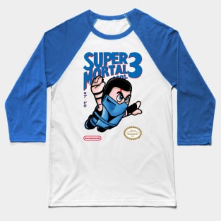 Super Mortal Bros. - Sub Zero Baseball T-Shirt